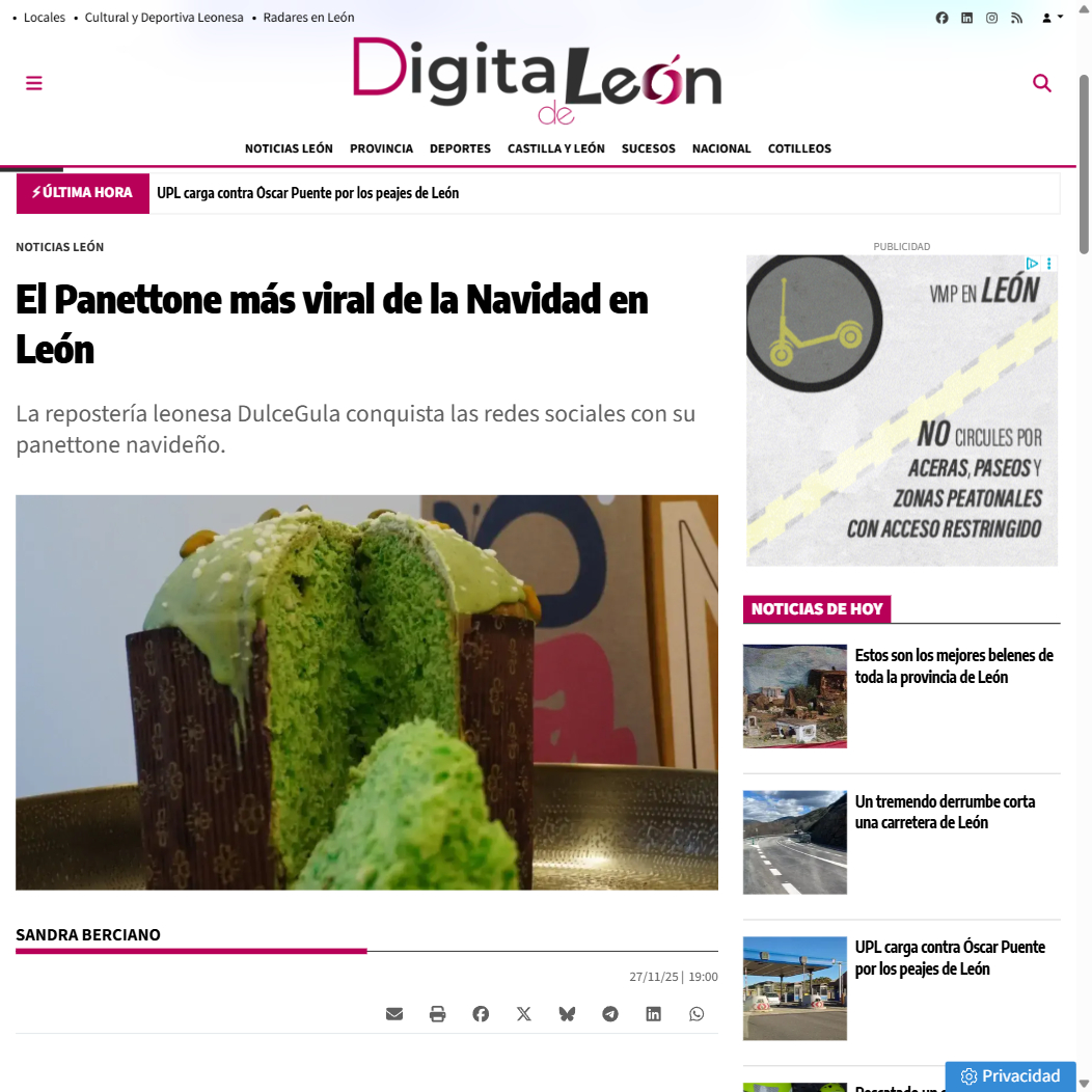 panettone dulce gula morrina marketing leon agencia marketing